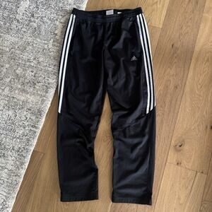 Vintage Adidas Sweatpants Mens Medium Predator Sample Black Striped Y2K 00s